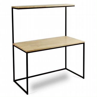 Стол рабочий с полками офисный лофт/индастриал