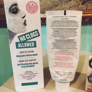 Горячая детокс-маска для пор soap and glory