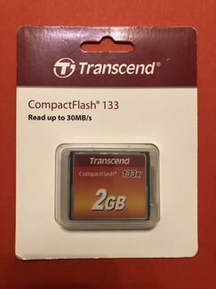 CompactFlash Transcend 2Gb 133x Карта памяти