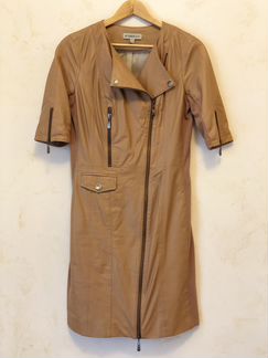 Кожаное платье