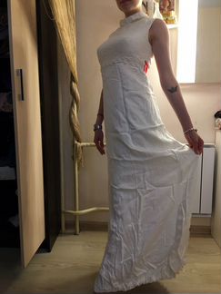 Платье белое вечернее