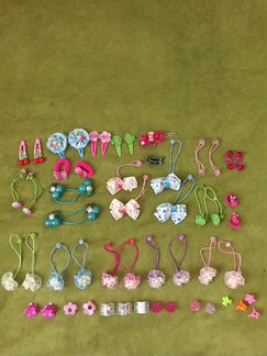 Резиночки, заколки, крабики и т.д