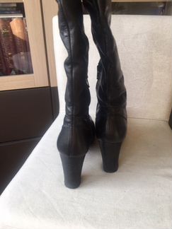 Сапоги кожаные еврозима 39 р-р