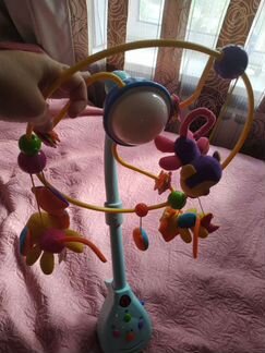 Детский Мобиль звук и свет с пультом