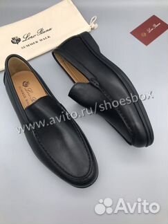 Мокасины Loro Piana кожа