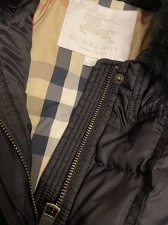 Пуховик Burberry Оригинал