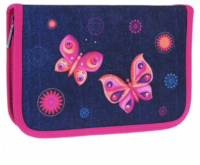 Новый пенал Herlitz Butterfly Dreams с наполнением