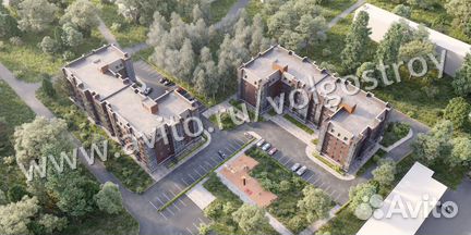1-к квартира, 41.4 м², 3/6 эт.