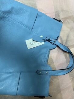 Новая кожаная голубая сумка Cherry Paris оригинал