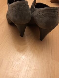 Ботильоны из натуральной замши