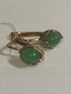 Серьги золотые