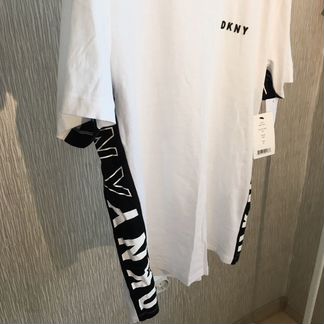 Новая футболка белая dkny