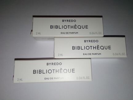 Byredo - Bibliotheque (пробник 2ml)
