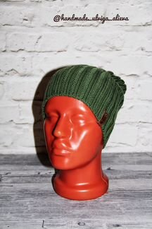 Шапка бини (ручная вязка)