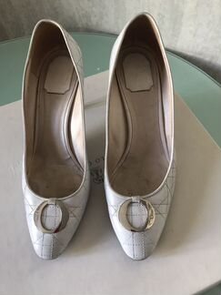 Туфли белые Christian Dior