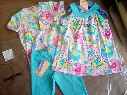 Летние вещи, новые, на девочку, х/б
