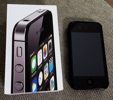 iPhone 4S Black 8Gb рст комплект+стекло и чехол