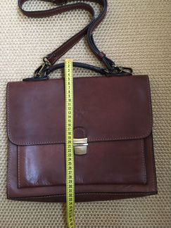 Кожаный портфель ручной работы