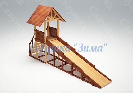 Зимняя горка Зима 5