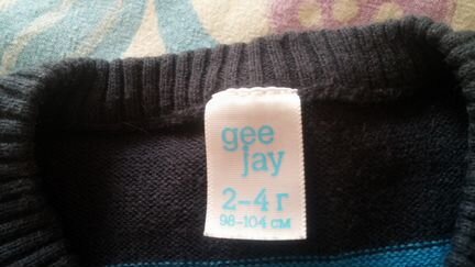 Джемпер для мальчика 2-4г gee jay