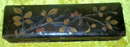 Старая перчаточница чехол для перчаток кошель кожа