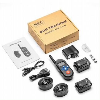 Электронный ошейник для дрессировки двух собак Dog