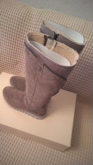 Зимние замшевые сапоги, Италия