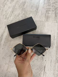 Очки Saint Laurent в золотой оправе