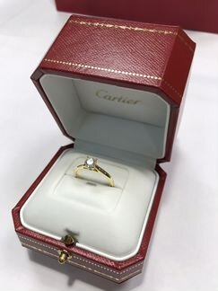 Кольцо Cartier с бриллиантом