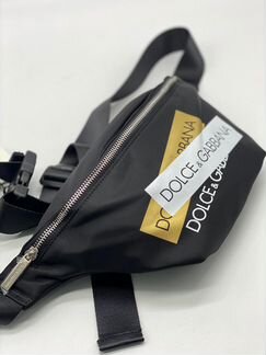 Новая поясная сумка Dolche&gabbana черная