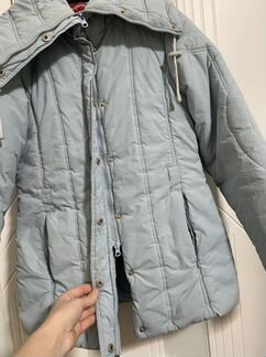 Куртка зимняя на лебяжьем пуху,бу,размер L