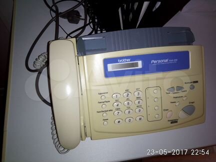 Продам телефон-факс Brother 236 белый