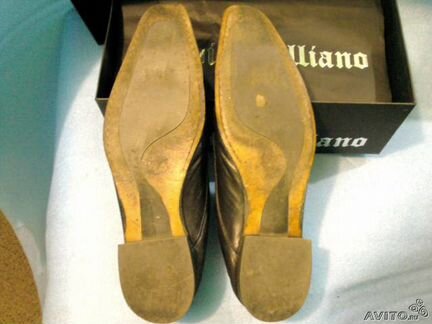 Летние мужские ботинки туфли мокасины Galliano, 45