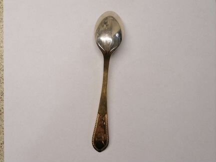 Серебряная ложка позолоченная 925