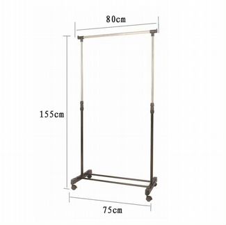 Вешалка напольная на колесиках, вешало для одежды