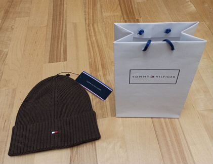 Шапка / Tommy Hilfiger / новая (светло-коричневая)