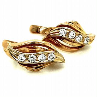 Золотые серьги