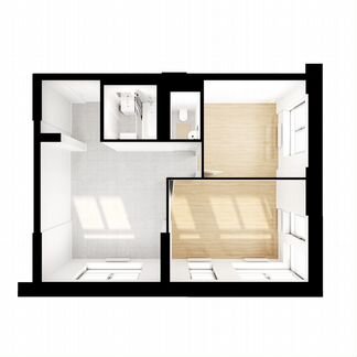 2-к апартаменты, 52.1 м², 8/28 эт.