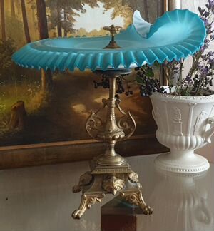 Ваза для фруктов 19 век.Мальцов