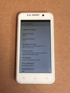 Смартфон THL W100s