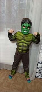 Детский костюм Халка, Супергерой, с мускулами