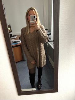 Платье свитер с шерстью H&M