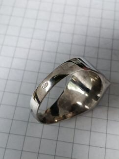 Печатка мужская серебро агат иск бриллиант