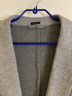 Пиджак Massimo Dutti, размер 58, серый-меланж