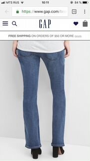 Джинсы для беременных gap, 26 р-р