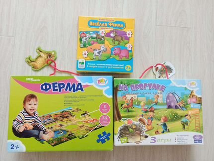 Пазлы 2+ и игры Step puzzle