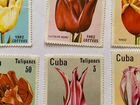 Марки cuba tulipanes 1982 объявление продам
