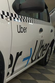 Наклейки Яндекс Такси Uber (брендирование)