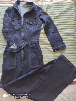 Женский джинсовый комбинезон Topshop