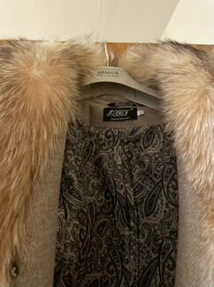 Пальто зимнее с натуральным мехом